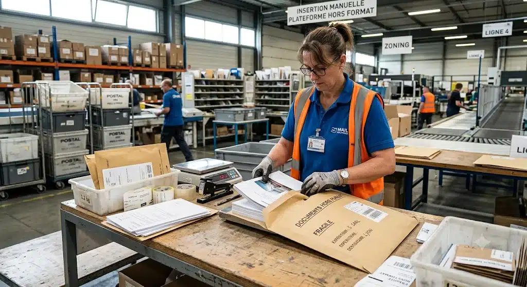 Mise sous enveloppe multi-formats : du 10 x 15 au A4, jusqu&rsquo;à 6 documents par pli